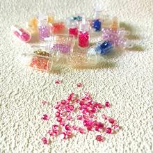 10 件/包玻璃許願瓶帶閃光、水鑽和星形帽 Diy 珠寶製作頭髮、耳環、項鍊吊墜裝飾配件