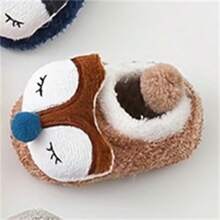 1 Paar Unisex Warme Feder Hausschuhe Socken Mit Anti-rutsch-noppen, 3d Design, Ideal Für Zuhause Und Tägliches Tragen In Allen Jahreszeiten, Frühling/sommer Oder Herbst/winter Zur Auswahl