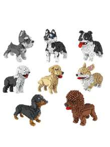 1 hộp Của 880 cái DIY Thú cưng Hình dạng Mô-đun xây dựng , Có chịu được Và Cuộc họp , Có thể A Thư giãn Thích hợp Đối với Chó Người yêu Như Sưu tầm người mẫu , Hoàn hảo Đối với Bàn Trang trí , Cũng A Tuyệt vời Sự lựa chọn Như Sưu tầm Qủa tặng Đối với Cặp đôi , Ngày trẻ em , Giáng sinh , Sinh nhật , Và - Màu Xám nhạt - Xem 11