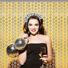 Disco Ball Headband - Silver - View 3