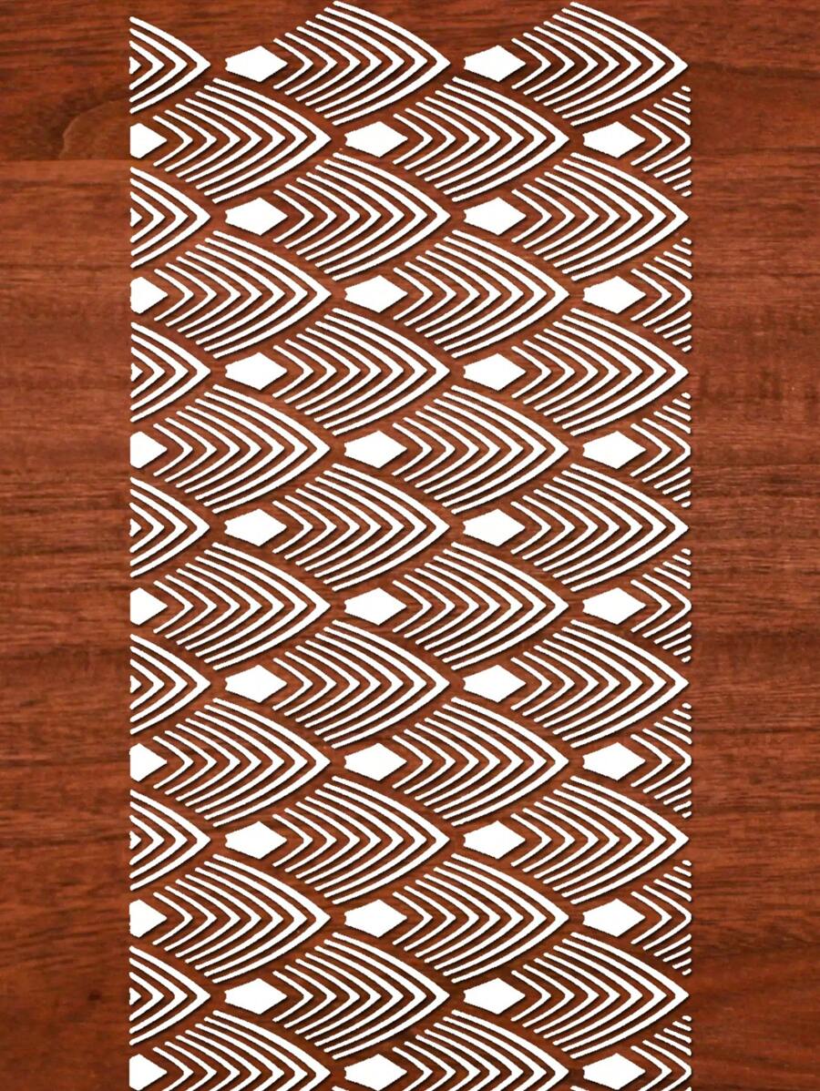 1pc reusable plastic drawing stencil geometric pattern children
