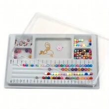 Bead Board Bracelet Beading Board With Lid, With Scale & Grid For Beginners DIY Craft Jewelry Making Tool(Accessories not included) - Bead Board - View 1