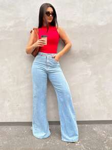 Women Tank Tops & Camis - Rojo - Ver 7