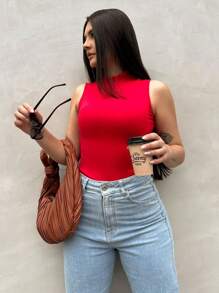 Women Tank Tops & Camis - Rojo - Ver 6