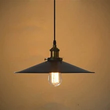 1 件復古黑鐵燈具,現代工業風格照明吊墜,可調節長度,適合餐廳、閣樓、咖啡店
