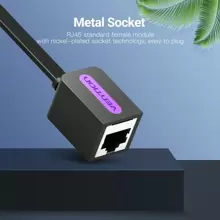 VENTION Cat7以太網擴展器電纜 Cat 7以太網擴展電纜10Gbps扁平防護RJ45網路線，公母兩用LAN補丁網路電纜，適用於以太網路交換機，調變解調器，路由器，印表機-比Cat6/Cat5e/Cat5更快