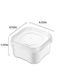 Food Storage Container With Vegetable Storage, Freezer Layer, Meat Storage For Fridge, Fruit Drawer Organizer That Is Microwavable - White - View 2