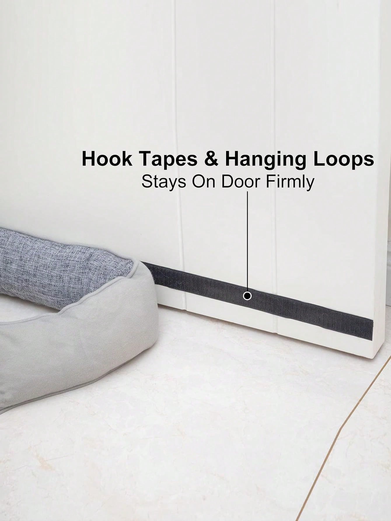 Door Draft Stopper 30 InchGray, Under Door Draft Blocker Air Stopper Door Bottom Insulation