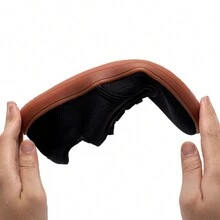 男女通用優質寬趾鞋赤腳鞋男士黑棕色鞋簡約輕便外套男鞋女鞋舒適步行鞋 - 棕色 - 查看 1