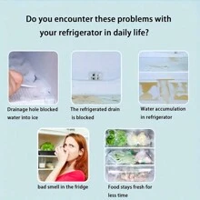 6入組冰箱疏通下水孔工具,家用冰箱下水孔疏通、清洗水道神器