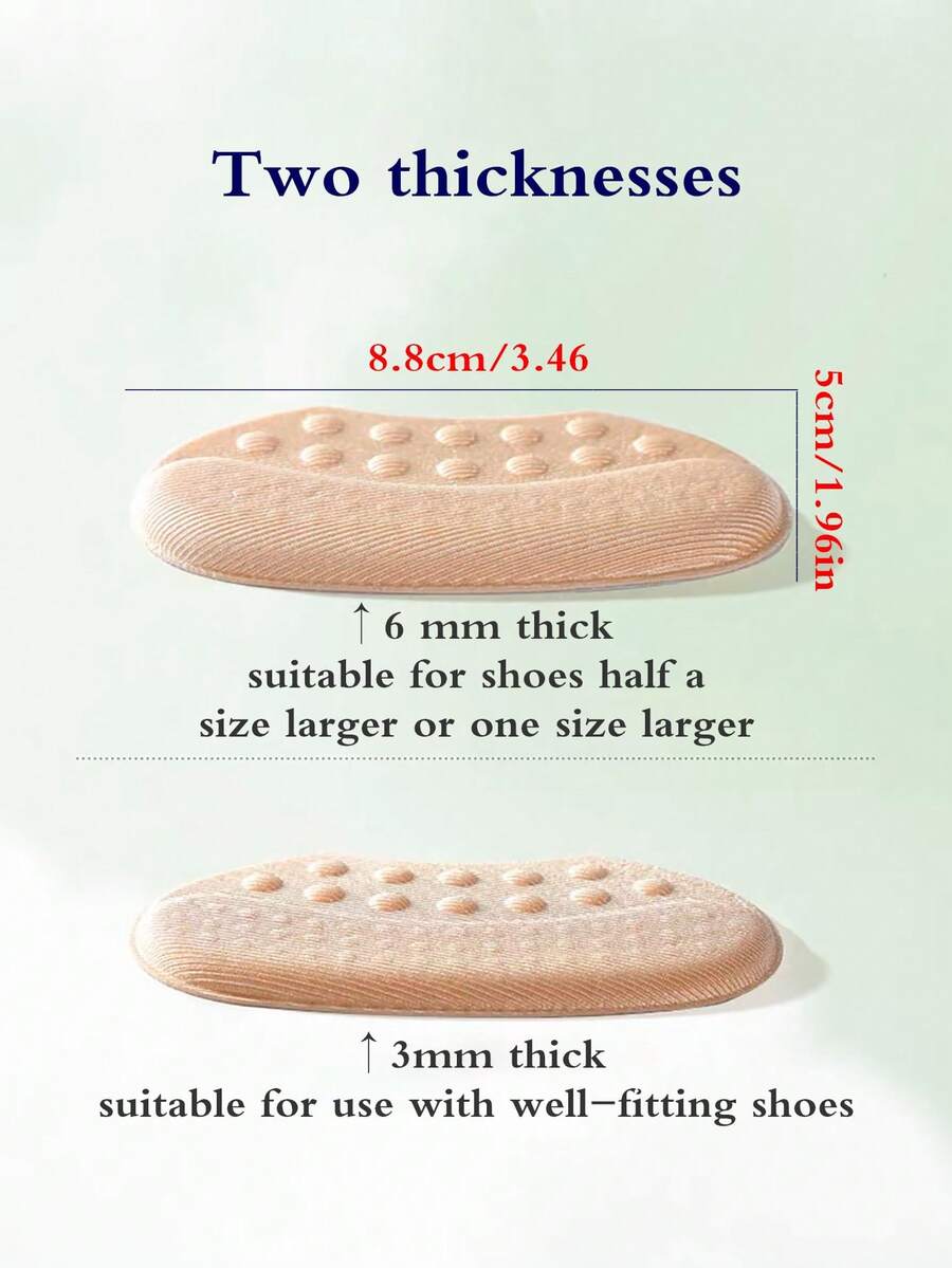 Heel Pads To Prevent Slipping And Grinding, Shoe Size Reducer, Heel