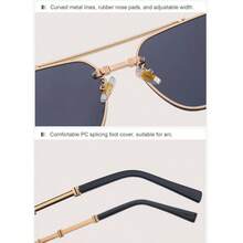 新款方形时尚眼镜男士时尚复古时尚眼镜女士潮流时尚眼镜