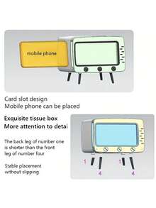 1件式電視紙巾盒輕奢塑膠客廳茶几多功能收納盒浴室衛浴桌面紙抽屜