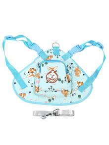 Pet Chest Bag, Waterproof Comfortable Breathable Dog Cartoon Backpack - Blå - Visa 5