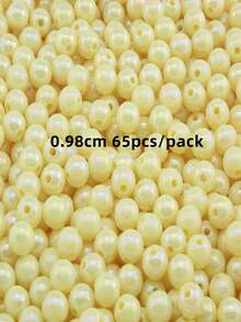 65-300入組/袋彩色亞克力珠子,馬卡龍和ab色圓珠適用於自製手鍊/項鍊珠寶配件