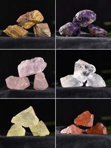 200 克/包天然水晶原石不对称矿物宝石，疗愈，冥想，磁力吸收，家居装饰，能量场 - 水晶原石 - 查看 1