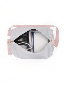 輕量旅行行李袋,斜背包運動健身包乾濕分離,兒童單背包週末旅行包,大容量便攜式行李包適合健行、旅行、度假。