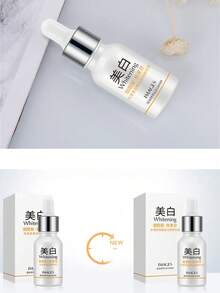 Suero Blanqueador Hidratante Facial y Serum Facial - Serum Blanqueador de Piel con Vitamina B para Cuidado de la Piel - Niacinamida y Aceite Esencial - Serum Hidratante y Blanqueador para Rostro y Cuerpo - Blanco - Ver 3