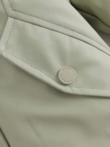 男女童連帽保暖襯裡冬季加厚絨毛襯內外套,用於戶外防風防水皮夾克和服飾