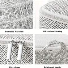 1 件,灰色衣物收納袋,被子收納袋,衣服收納袋,雜物收納袋,可折疊收納袋