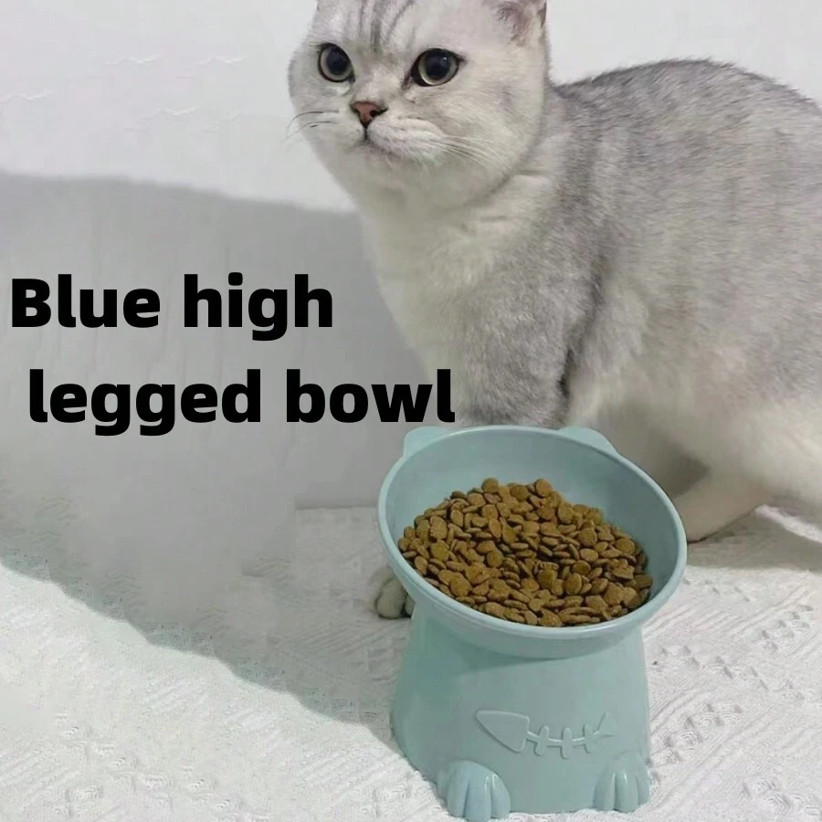 1 pieza Bol para mascotas con diseño de dibujos animados - Azul - Ver 1