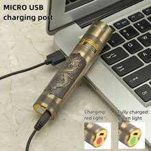 Alonefire Alonefire SV65 High Quality 365nm UV Blacklight Wood's Lamp LED Flashlight Built-In USB Rechargeable Battery Ultraviolet Invisible Ink Marker Resin Curing Torch Cat Dog Pets Stain Tinea Leakage Marker Ore Money Vitiligo Scorpion Fluorescence Detection Lamp, Camping Accessories