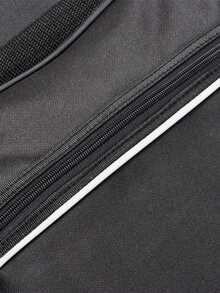 包裝的黑色牛津布多功能拉鍊吉他袋,民謠吉他袋 - 黑色 - 查看 3