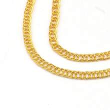 1條復古個性化大美元標誌項鍊,適合男士佩戴 - 金色 - 查看 6