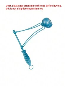 1入閒暇鐘擺減壓玩具,手持式塑膠彈球釋放壓力,舒緩情緒工具(隨機顏色) - 彩色 - 查看 4