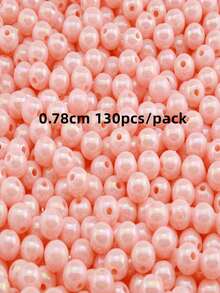 65-300入組/袋彩色亞克力珠子,馬卡龍和ab色圓珠適用於自製手鍊/項鍊珠寶配件