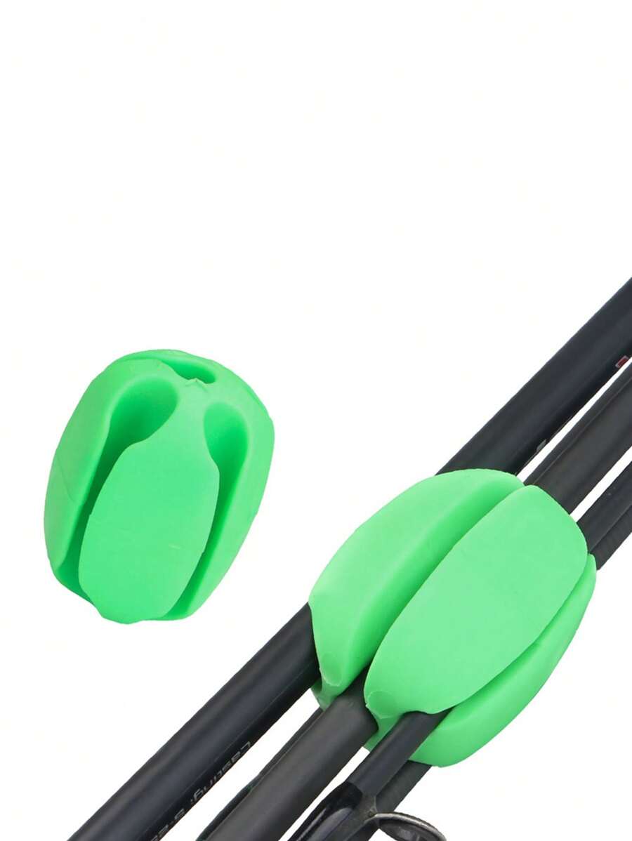 1 Fishing Rod Holder Storage Ball 5hole Fishing Silicone Binding Rod