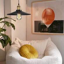 1 件復古黑鐵燈具,現代工業風格照明吊墜,可調節長度,適合餐廳、閣樓、咖啡店