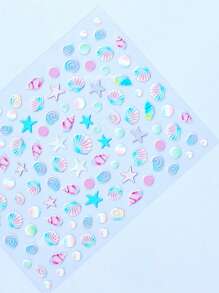 1 件 5D 美甲贴纸贴花饰品装饰用品