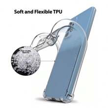 Capa Capinha Transparente Anti Impacto Tpu Celular Case Telefone Para Xiaomi Redmi 10C 12C 13C 14C 15C 9A 10A/9C 12C/11A 9T 11T Mi Note 14/13/12/11/10/9 Pro/9s/8/8T 4G 5G Lite Poco X3 Pro PocoX3 Nfc Not 8 Pro Redmi9 Mi11 Mi12 - Kit 2 Transparente - Visão 4