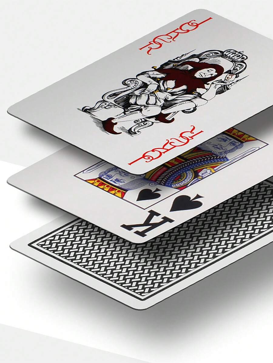 Juego de 2 barajas de cartas de póquer de PVC resistentes al agua, juego de cartas de póquer, juego de póquer de plástico de diamante para Texas Hold'em, Euchre, Canasta, Gin Rummy