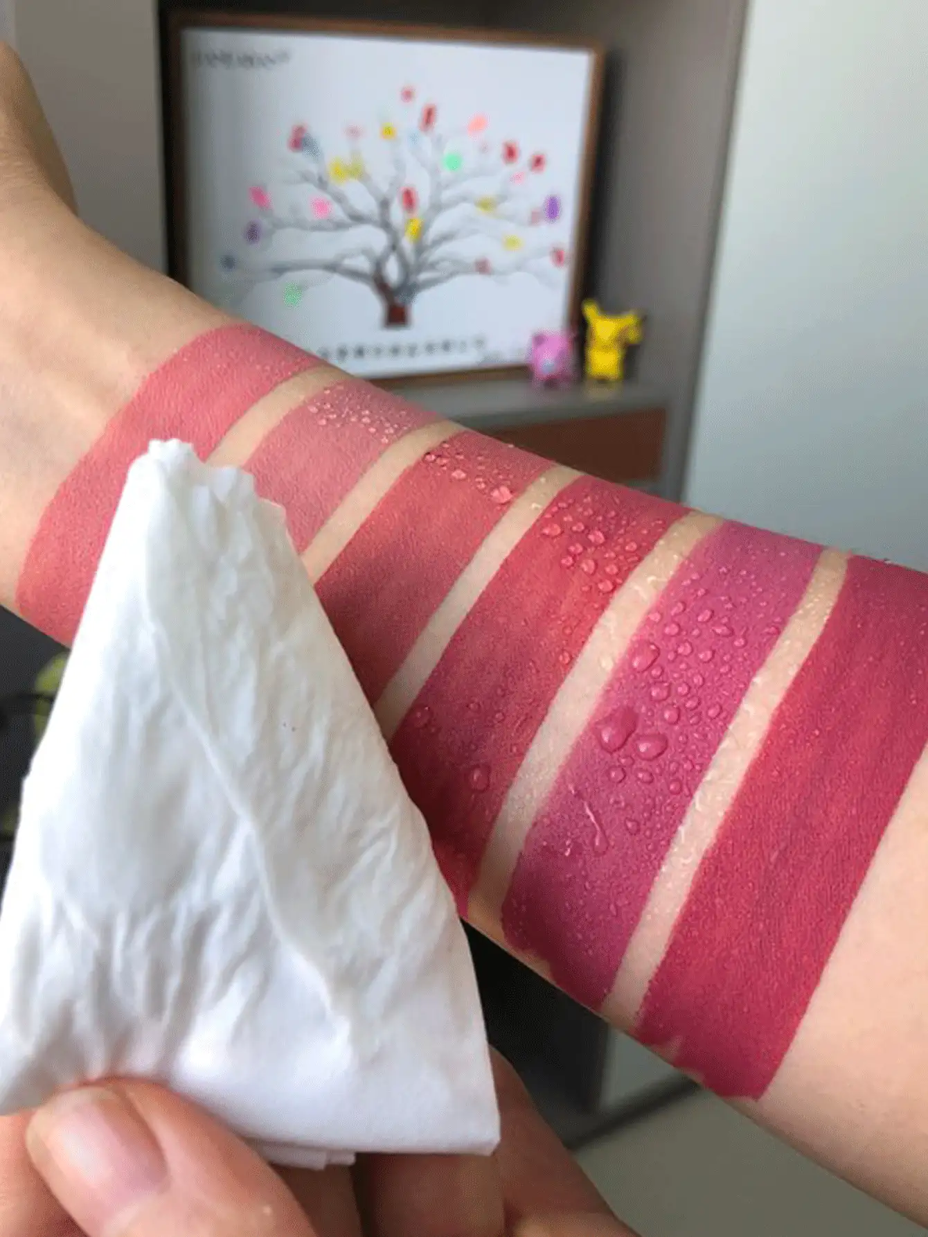 HANDAIYAN Matte Lip Gloss Set Waterproof, Non-Transfer Lipstick Popular Beauty Matte 6-Piece Lip Gloss & Lip Tint Set (2.5ml*6) - Halloween, Christmas, Everyday Makeup, Campus Gift Set