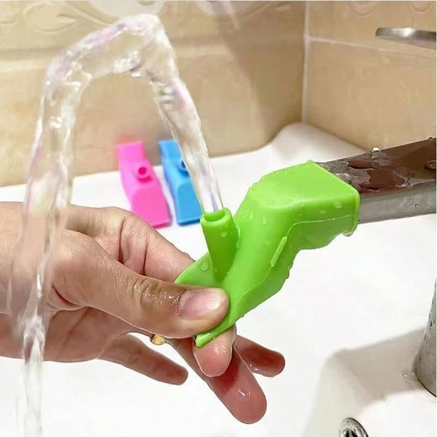 Extensor De Grifo Para Niños, De Silicona, Guía Para Lavarse | Cuotas sin interés