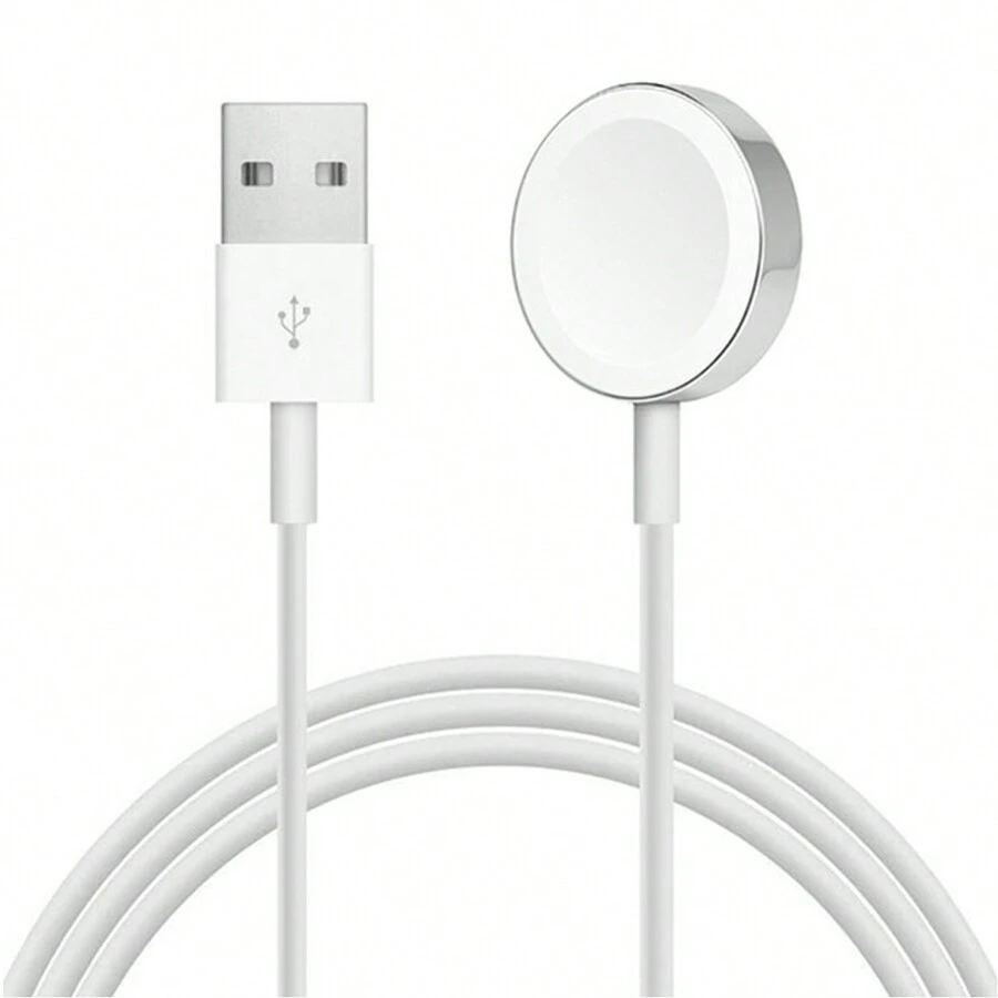 NETONBOX.COM Cargador Inalambrico Para SmartWatch Magnetico Para Apple Watch - Blanco - Ver 1