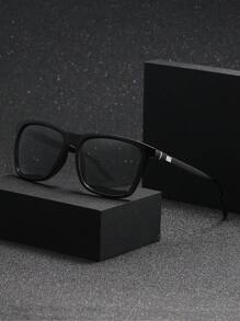 Men Photochromic Lens Sunglasses Casual Sunglasses Sun Glasses - Black - View 4