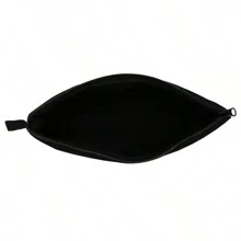 女士化妝包,小型化妝袋,旅行洗漱用的防水黑色袋子