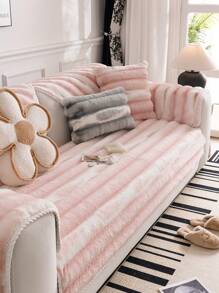 1 Miếng Nhuộm buộc Bắt chước Lông thỏ Vỏ gối ( Gối Cốt lõi Không bao gồm ) , Phong cách Đơn giản , Dày , Ấm áp , Mềm mại , Thích hợp Đối với Lễ hội có thể sử dụng Trong nhà Và - Hồng - Xem 4