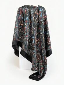 1 件女式人造絲頭帶圍巾適合日常佩戴、時尚、海灘