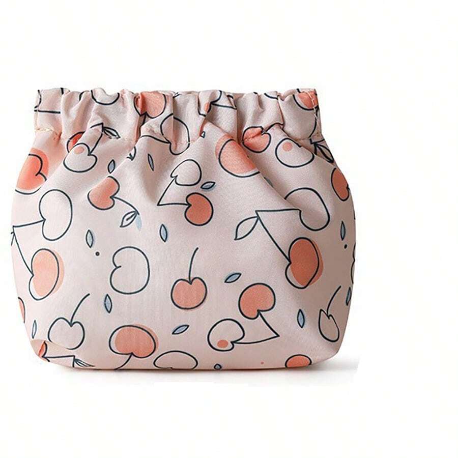 1個多種顏色口紅化妝包,防水鑰匙/耳機收納袋小錢包/珠寶組織者/旅行配件收納袋/印花腰包/可愛的包/自動閉合袋,適用於便攜式物品小型化妝包洗漱包 - 彩色 - 查看 1