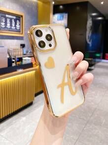 Vỏ bảo vệ mềm Tương thích với điện thoại Apple, Vỏ điện thoại chống sốc chống trượt cho nữ - Vàng - Xem 3