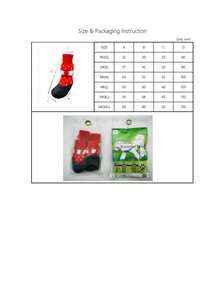 1set (4pcs) Christmas Themed Snowflake Pattern Waterproof Anti-slip Pet Outdoor Shoes Socks Suitable For Dogs Of All Sizes Outdoor Activities - Red - View 6