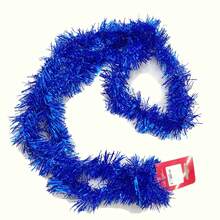 Kit 1/3/5/10 Pieces Christmas Party Ornament Colorful Tree Decoration 7cm X 2 M (Approximately) - 藍色 - 查看 4