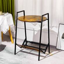 Record Player Stand, Turntable Stand, Record Player Table, Wood Record Player Stand, Turntable Stand With Record Storage, Record Player Holder Can Hold 90 LP Vinyl Storage - round storage rack - View 4