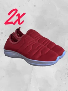 Women Wedge Sneakers - Gỗ đỏ - Xem 2