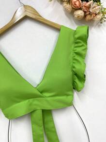 Women Tops - Màu xanh Bạc hà - Xem 2