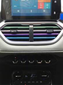 10入組車用空調出風口裝飾條 - 銀色 - 查看 4